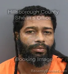 Mugshot of ANTONIO LAMAR HICKS booked in Hillsborough County, Florida on April 8, 2026