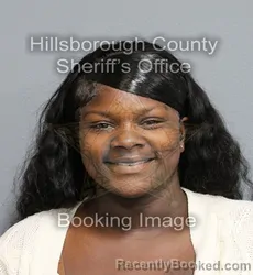 Mugshot of SAMYA DUMAS booked in Hillsborough County, Florida on April 8, 2026