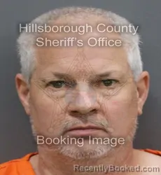 Mugshot of RICHARD DENNIS LEO booked in Hillsborough County, Florida on April 8, 2026