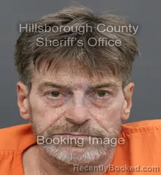 Mugshot of ROBERT GENE CAMPBELL booked in Hillsborough County, Florida on April 8, 2026