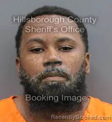 Mugshot of GREGORY TORRELL TOMPKINS booked in Hillsborough County, Florida on April 8, 2026
