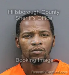 Mugshot of TERELL MAURICE BLACK booked in Hillsborough County, Florida on April 8, 2026