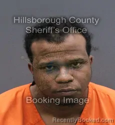 Mugshot of MALCOLM JAMAL THOMAS booked in Hillsborough County, Florida on April 8, 2026