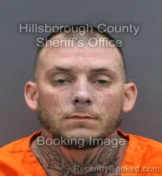Mugshot of DANIEL SCOTT YERTY booked in Hillsborough County, Florida on April 8, 2026