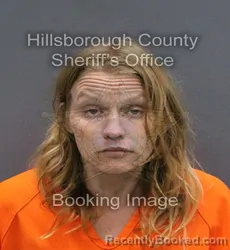 Mugshot of KATHRYN ELIZABETH BARNES booked in Hillsborough County, Florida on April 8, 2026