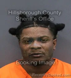 Mugshot of RA-JON ULYSSES ISAIAH MOORE booked in Hillsborough County, Florida on April 8, 2026