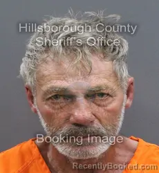 Mugshot of TERRY MELVIN SCHRADER booked in Hillsborough County, Florida on April 8, 2026