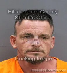 Mugshot of JOSHUA SCOTT LANDERS booked in Hillsborough County, Florida on April 8, 2026