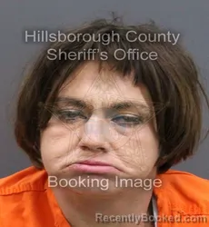 Mugshot of BETH ANN COOPER booked in Hillsborough County, Florida on April 8, 2026