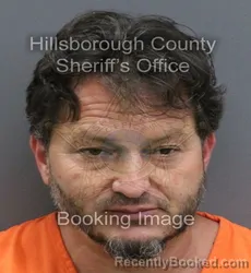 Mugshot of JORGE ALBERTO BURGOS booked in Hillsborough County, Florida on April 9, 2026