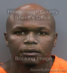 Mugshot of BENZEL DENARIO LEWIS booked in Hillsborough County, Florida on April 9, 2026