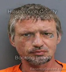 Mugshot of NATHAN RAY MUSSELWHITE booked in Hillsborough County, Florida on April 9, 2026