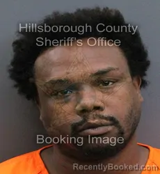 Mugshot of DASMUN OMAR SHUMON TALLEY booked in Hillsborough County, Florida on April 9, 2026