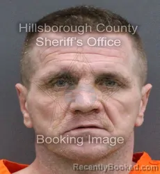 Mugshot of GARY STEVEN LLOYD booked in Hillsborough County, Florida on April 9, 2026