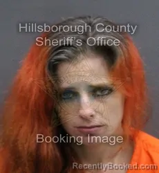Mugshot of KAILYN RENEA MCCOY booked in Hillsborough County, Florida on April 9, 2026