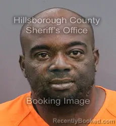 Mugshot of MONTERRIOS JAREL CLEMONS booked in Hillsborough County, Florida on April 9, 2026