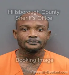 Mugshot of DE MONTERIO ANTWAN HARRIS booked in Hillsborough County, Florida on April 9, 2026