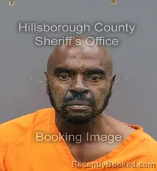 Mugshot of LONNIE EARL COLEMAN booked in Hillsborough County, Florida on April 9, 2026