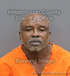 Mugshot of MARVIN THEODIS PALMORE booked in Hillsborough County, Florida on April 9, 2026