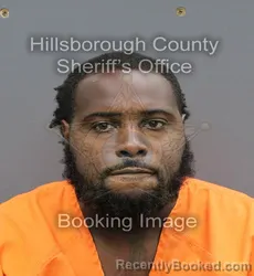 Mugshot of MYKIAM MALIK BUGGS booked in Hillsborough County, Florida on April 9, 2026