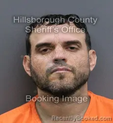 Mugshot of YASSER HERNANDEZ booked in Hillsborough County, Florida on April 9, 2026