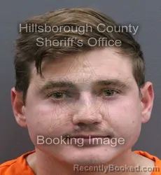 Mugshot of NATHAN JAMES LANHART booked in Hillsborough County, Florida on April 9, 2026