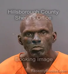 Mugshot of CEDRIC JAMAL GATLIN booked in Hillsborough County, Florida on April 10, 2026