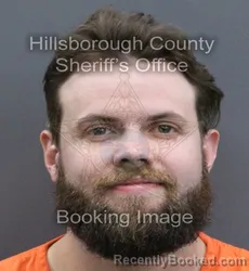 Mugshot of CODY A VARNEY booked in Hillsborough County, Florida on April 10, 2026