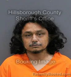 Mugshot of JESUS BAUTISTA booked in Hillsborough County, Florida on April 10, 2026