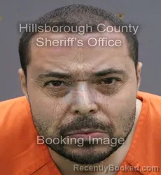 Mugshot of JONATHAN NEAL BURGOS booked in Hillsborough County, Florida on April 10, 2026