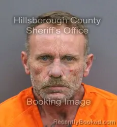 Mugshot of RUSSELL WILLIAMS PARKS booked in Hillsborough County, Florida on April 10, 2026