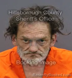 Mugshot of JAMES NELSON GLASS booked in Hillsborough County, Florida on April 10, 2026