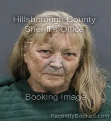 Mugshot of CAROLYN MARIE GAGNON booked in Hillsborough County, Florida on April 10, 2026