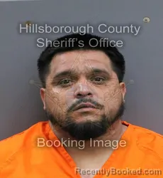 Mugshot of SAUL GOMEZ-GALLEGOS booked in Hillsborough County, Florida on April 10, 2026