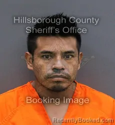 Mugshot of RODRIGO MARTINEZ HERNANDEZ booked in Hillsborough County, Florida on April 10, 2026