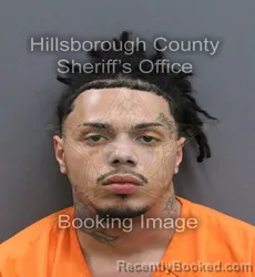 Mugshot of BRANDON JOSHUA CARTAGENA booked in Hillsborough County, Florida on April 11, 2026