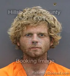 Mugshot of THOMAS EARL FARIA booked in Hillsborough County, Florida on April 11, 2026