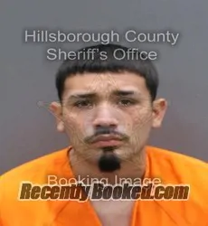 Booking photo from Hillsborough County, Florida