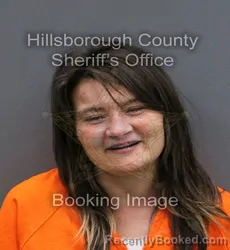 Mugshot of KIMBERLY MARIE EYLER booked in Hillsborough County, Florida on April 25, 2026