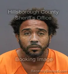 Mugshot of TRELLIS AKEEM WILSON booked in Hillsborough County, Florida on April 25, 2026