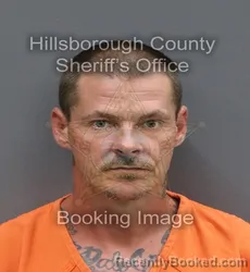 Mugshot of DALE ALLEN COMBS booked in Hillsborough County, Florida on April 26, 2026