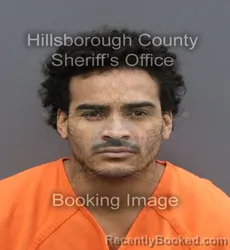 Mugshot of CARLOS WINDAL REDONDO ACHOR booked in Hillsborough County, Florida on May 5, 2026