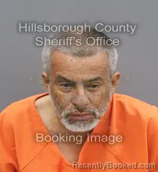 Mugshot of JORGE BALDEON ZURITA booked in Hillsborough County, Florida on May 5, 2026