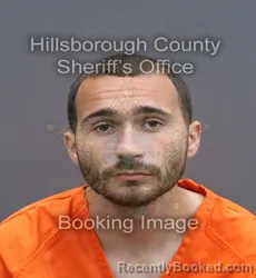 Mugshot of RAFAEL E GARCIA booked in Hillsborough County, Florida on May 5, 2026