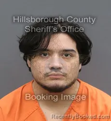 Mugshot of GONZALO NICOLAS CABRERA booked in Hillsborough County, Florida on May 6, 2026