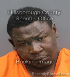 Mugshot of KANYON AMIN JOHNSON booked in Hillsborough County, Florida on May 6, 2026