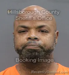 Mugshot of DERRICK JOVAN MCBURROWS booked in Hillsborough County, Florida on May 6, 2026