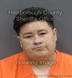 Mugshot of JUANITA BERENICE PATLAN NAVARRETE booked in Hillsborough County, Florida on May 6, 2026