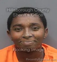 Mugshot of JAMIYA LYNN MCCLUSTER booked in Hillsborough County, Florida on May 6, 2026