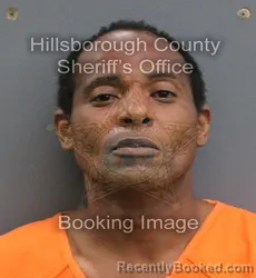 Mugshot of GEREMY NASEAN FRANKLIN booked in Hillsborough County, Florida on May 6, 2026